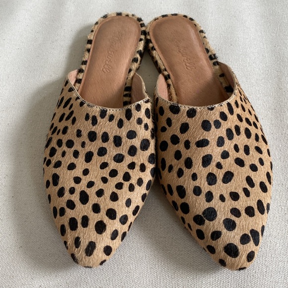 Madewell Animal Pointy Toe Slides/Flats - Picture 3 of 4